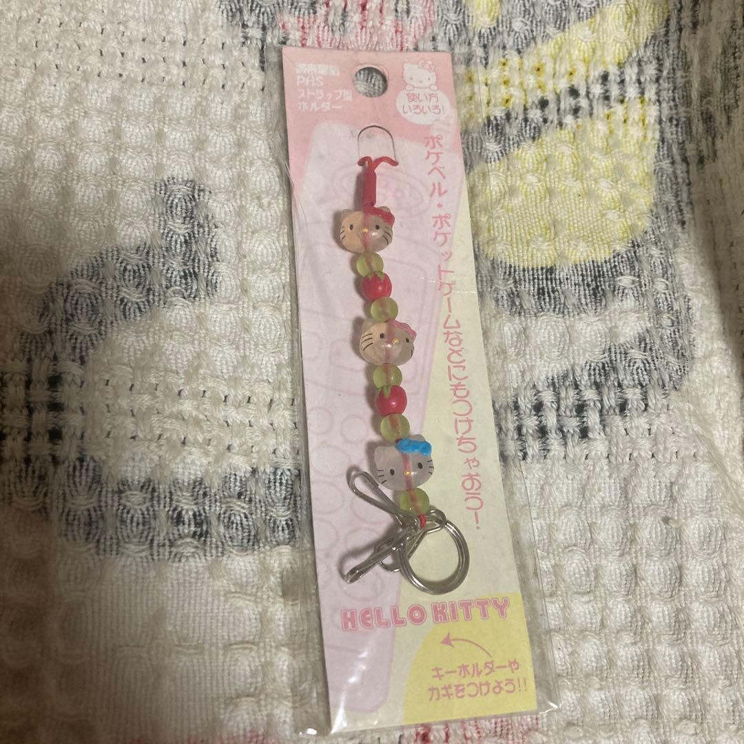 サンリオ　平成レトロ　1999 ストラップ型ホルダー　5コセット