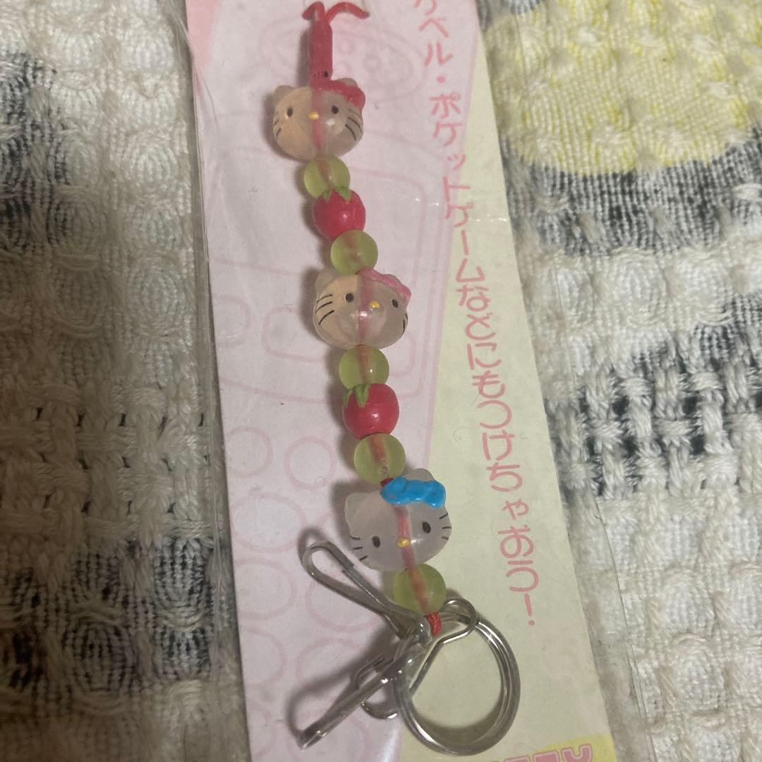 サンリオ　平成レトロ　1999 ストラップ型ホルダー　5コセット
