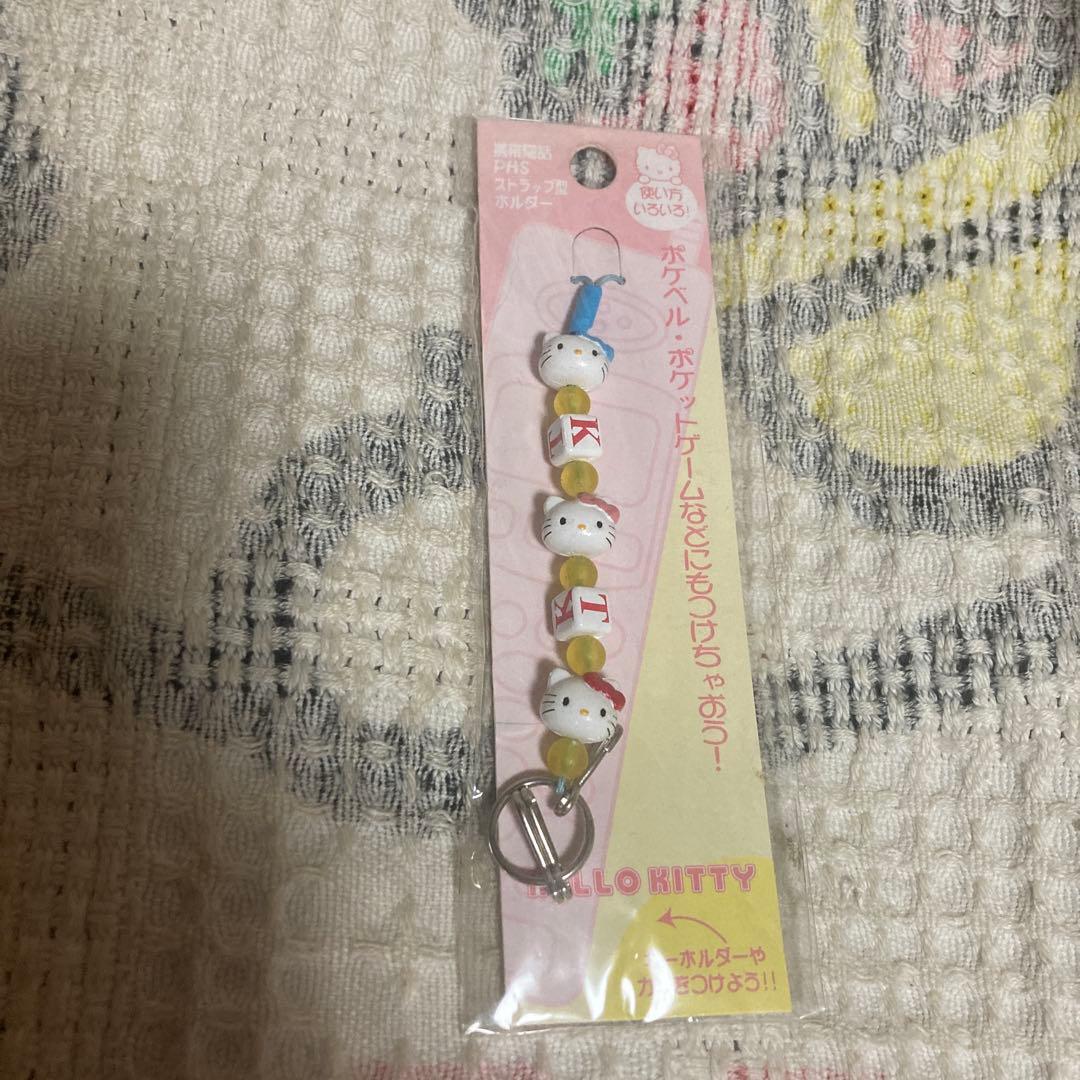 サンリオ　平成レトロ　1999 ストラップ型ホルダー　5コセット