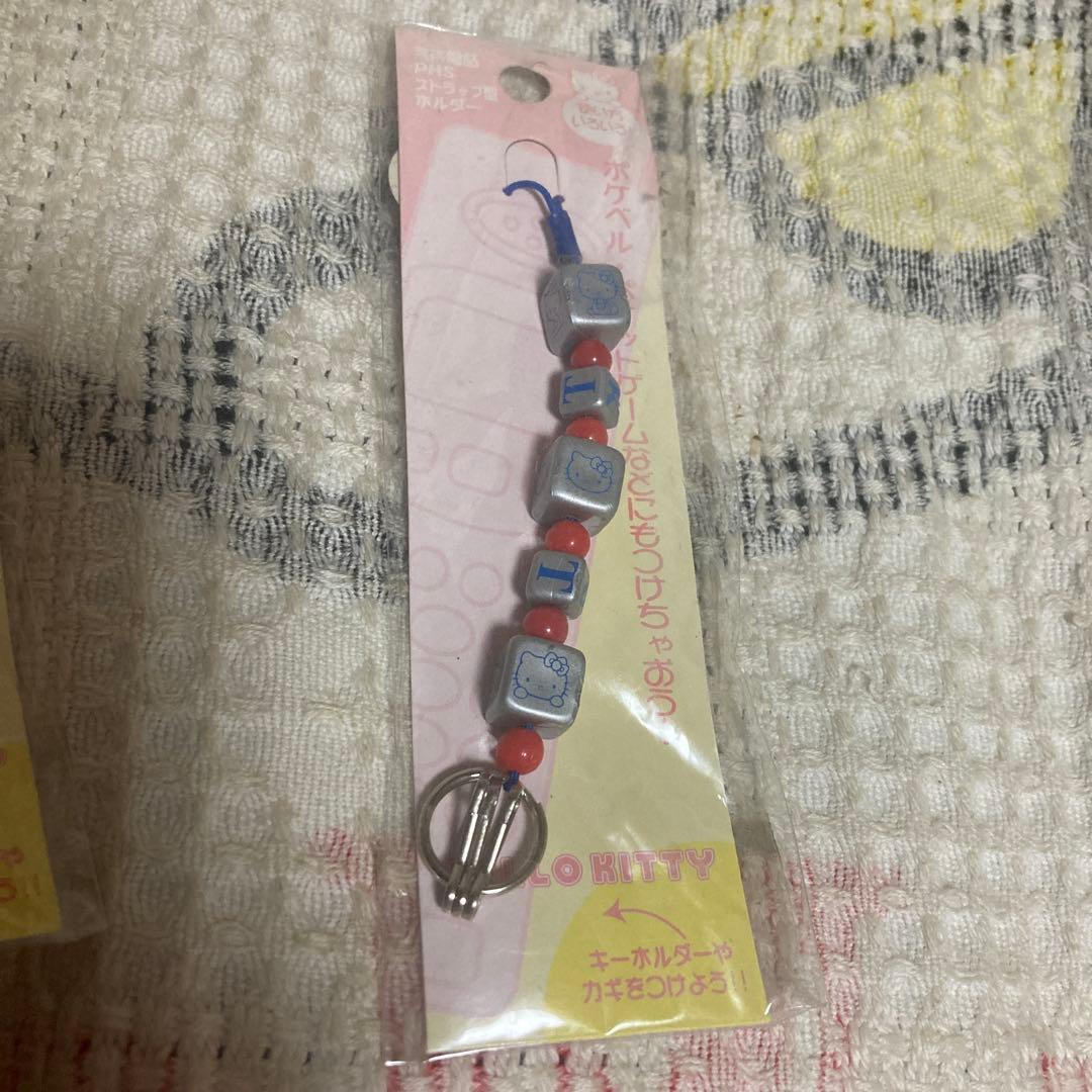 サンリオ　平成レトロ　1999 ストラップ型ホルダー　5コセット