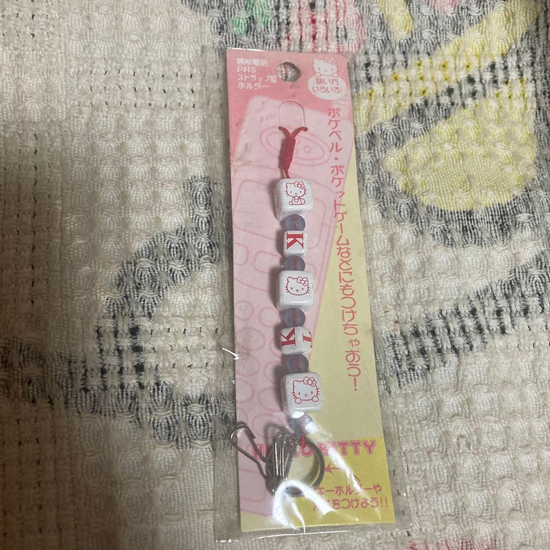 サンリオ　平成レトロ　1999 ストラップ型ホルダー　5コセット