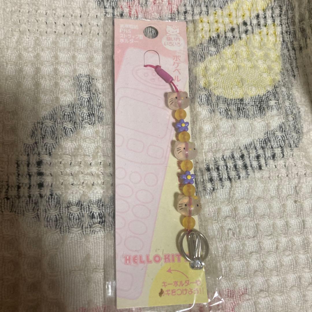 サンリオ　平成レトロ　1999 ストラップ型ホルダー　5コセット