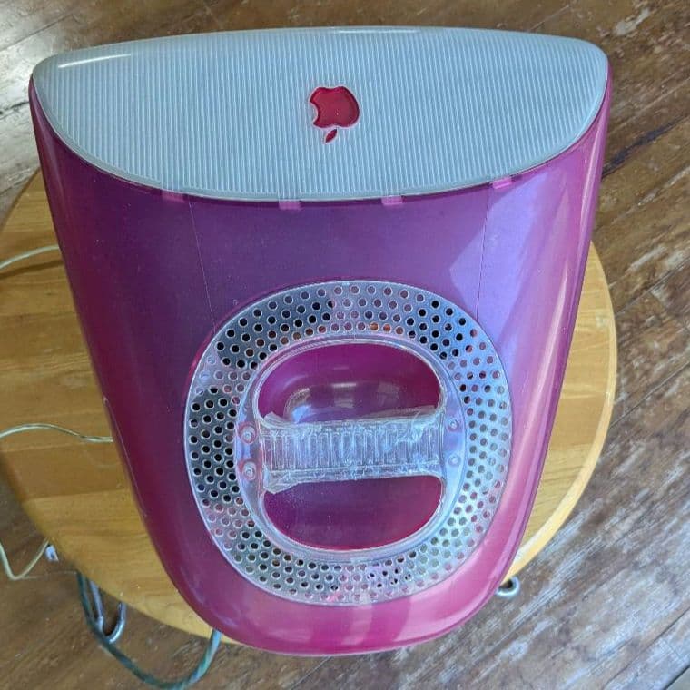 【通電確認済】iMac G3 ストロベリー キーボード 電源コード 3点セット