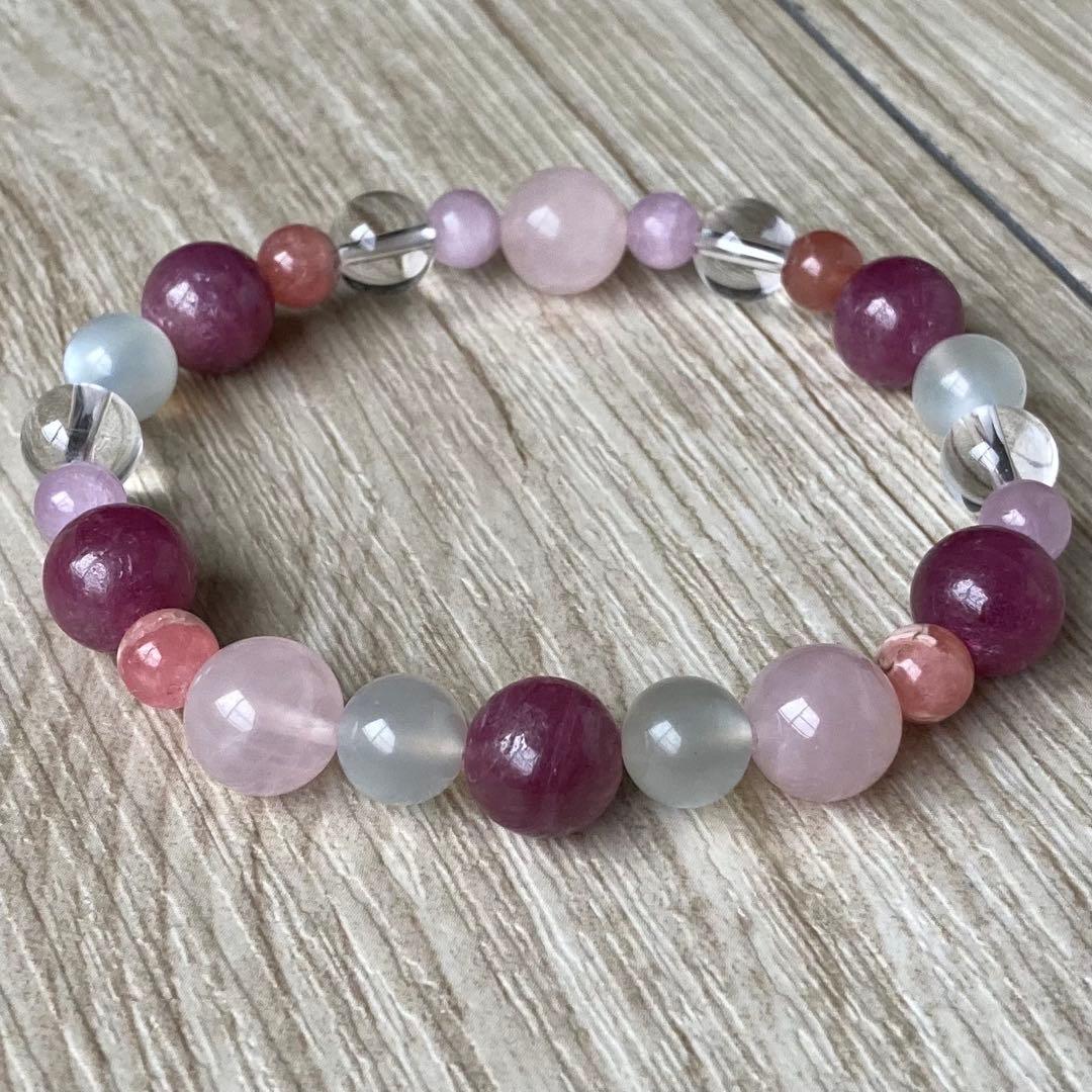 恋の勝者になる/ルビー・他/パワーストーンブレスレット