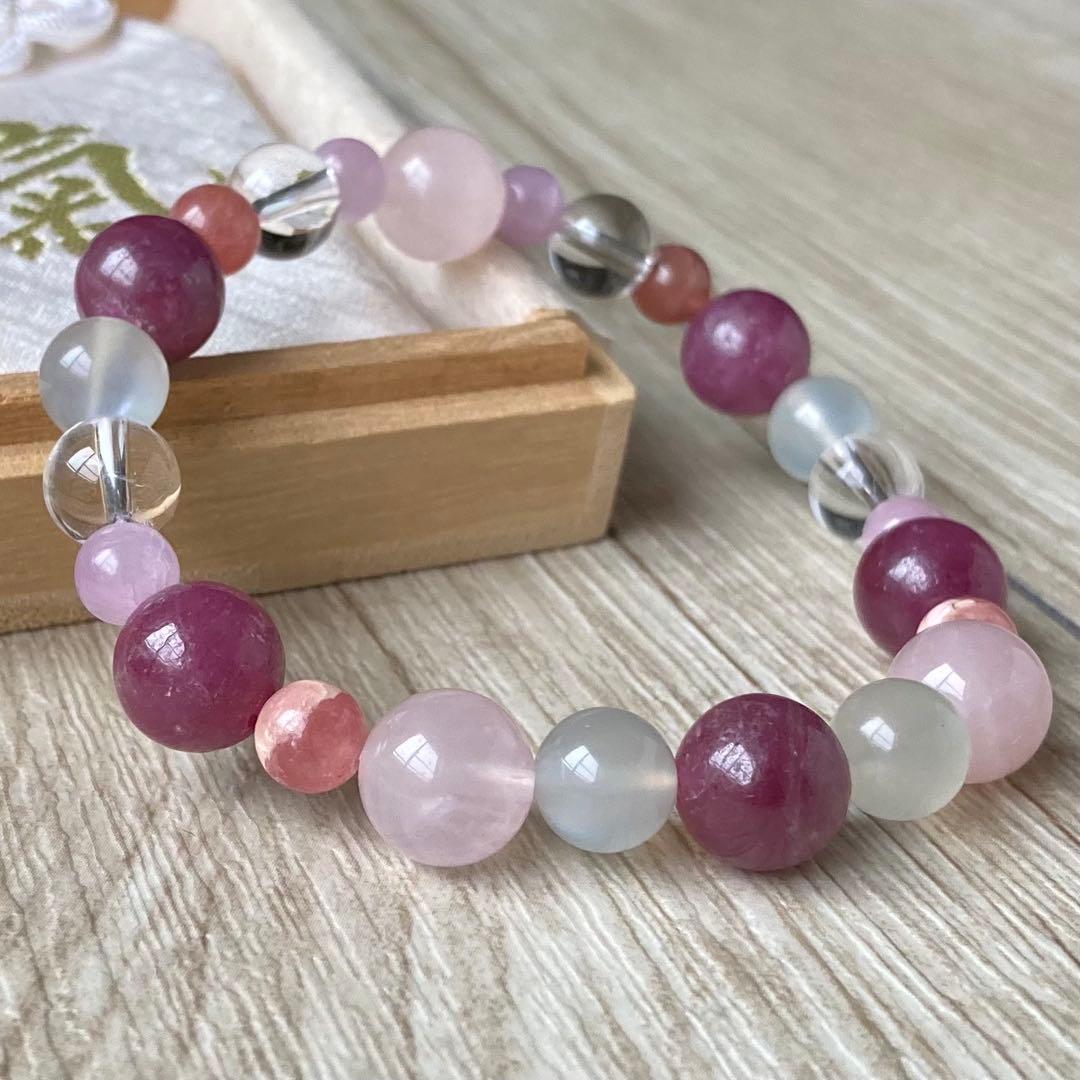 恋の勝者になる/ルビー・他/パワーストーンブレスレット