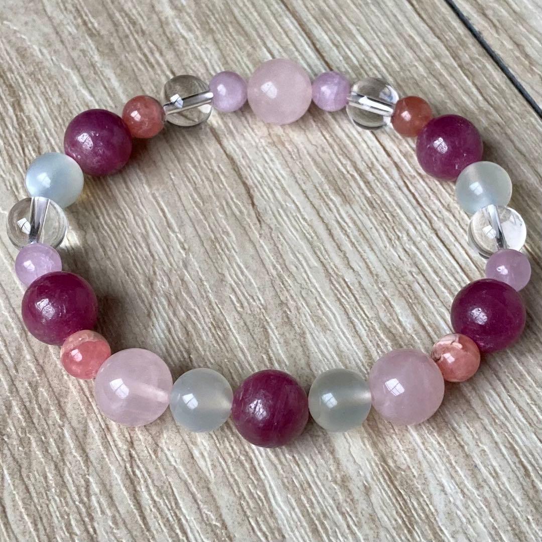 恋の勝者になる/ルビー・他/パワーストーンブレスレット