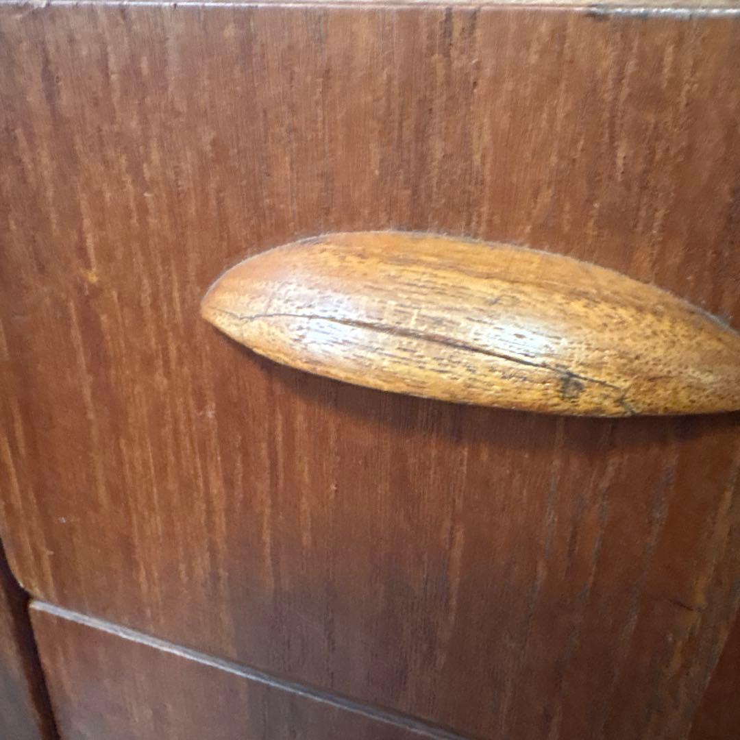 北欧ヴィンテージ チーク 4段チェスト　デンマーク