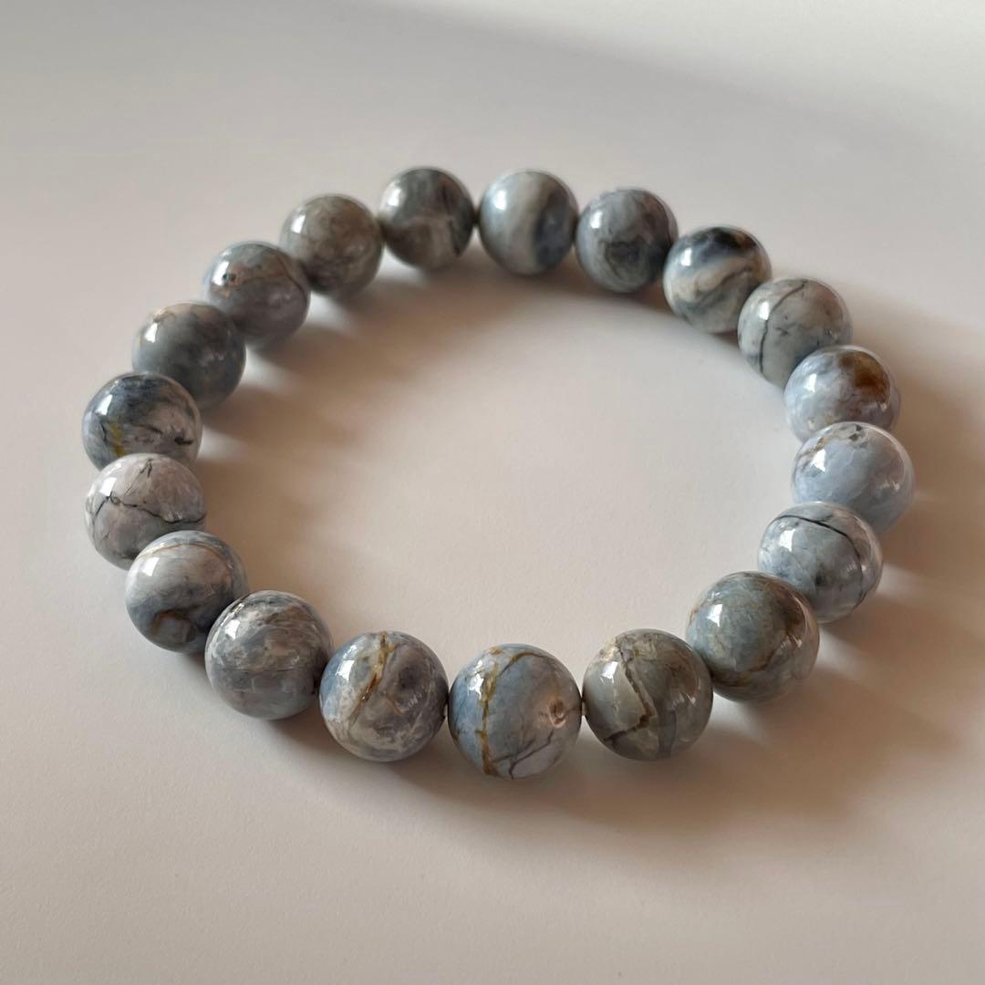 【天然石ブレスレット】ブルーオパール