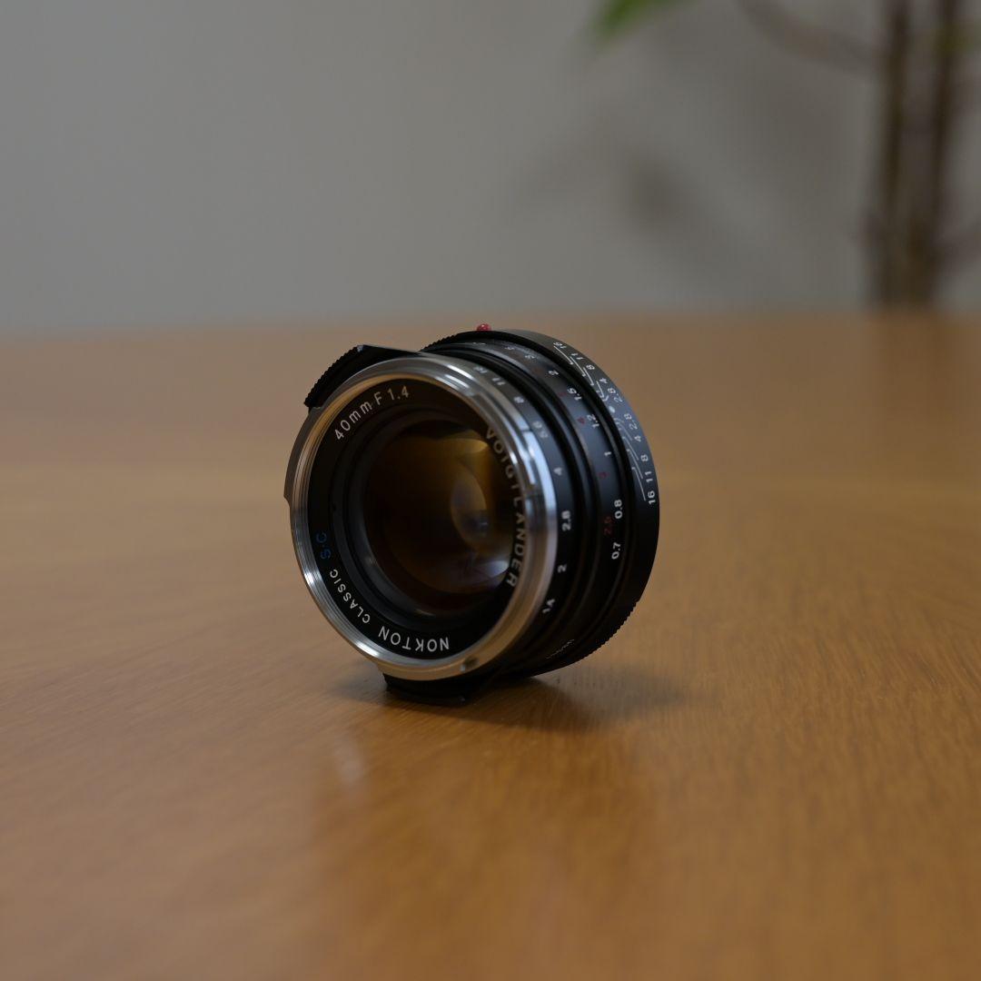 美品 NOKTON classic 40mm F1.4 SC フィルター、元箱付