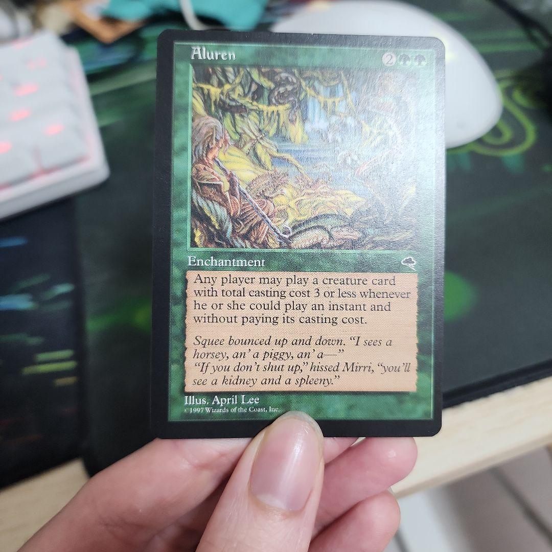 mtg 魔の魅惑 Aluren アルーレン 英語版