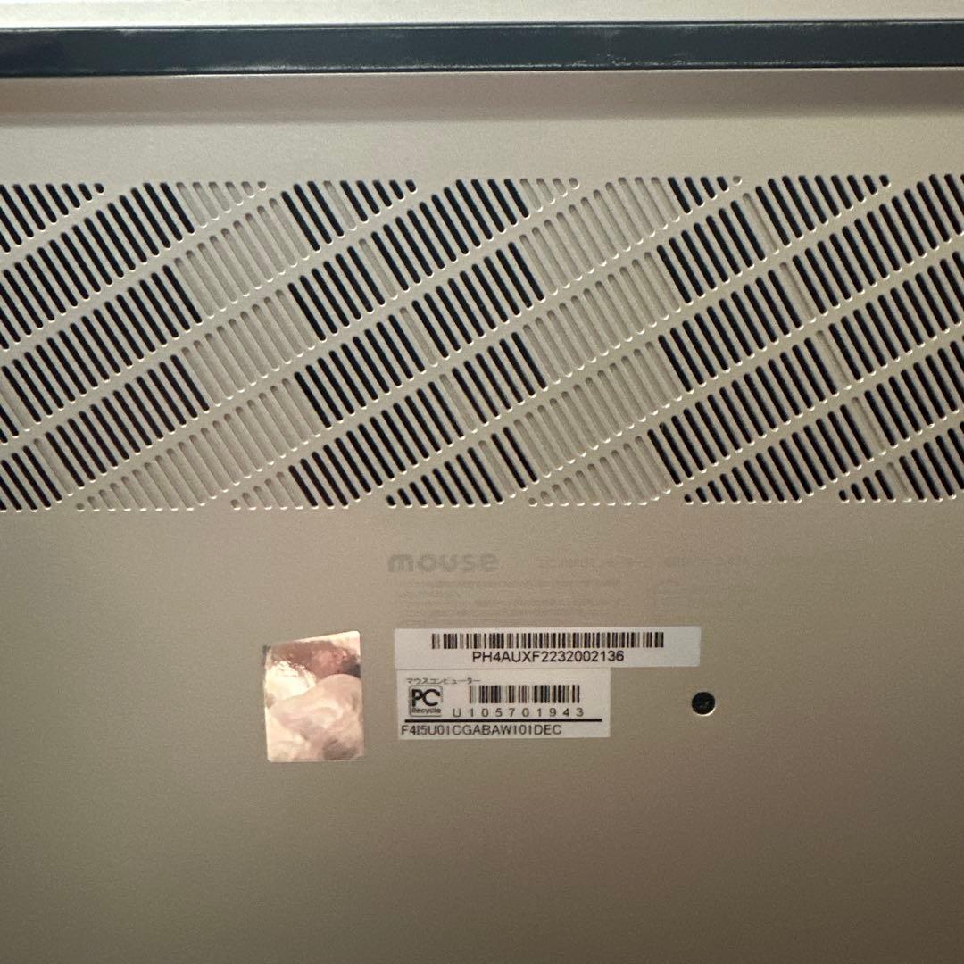 その他ノートPC本体 mouse m-Book mouse F4-I5U01CG-A