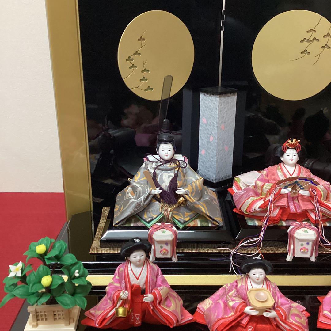 雛人形　五人飾り　雛匠東玉　中古品