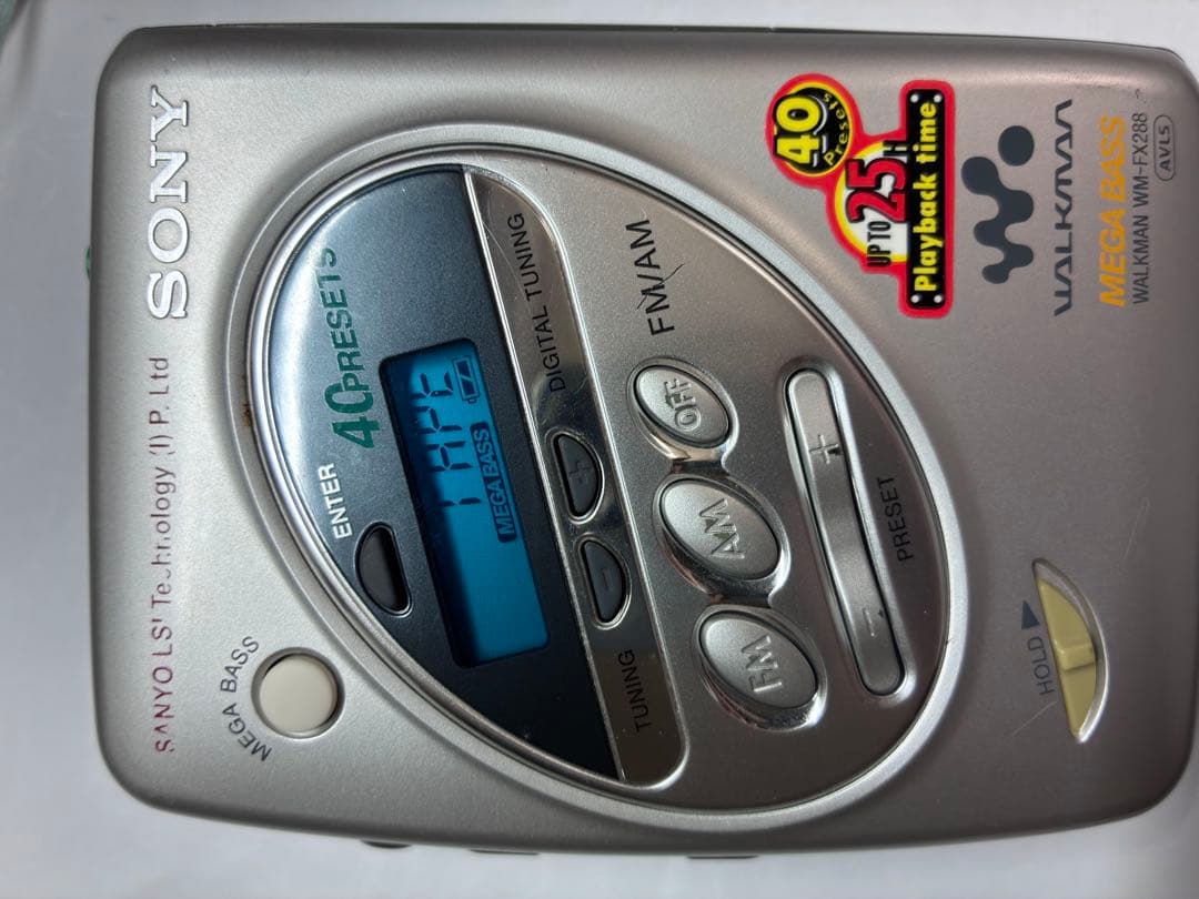 ［動作品］美品 SONY WM-FX288 カセットプレーヤー