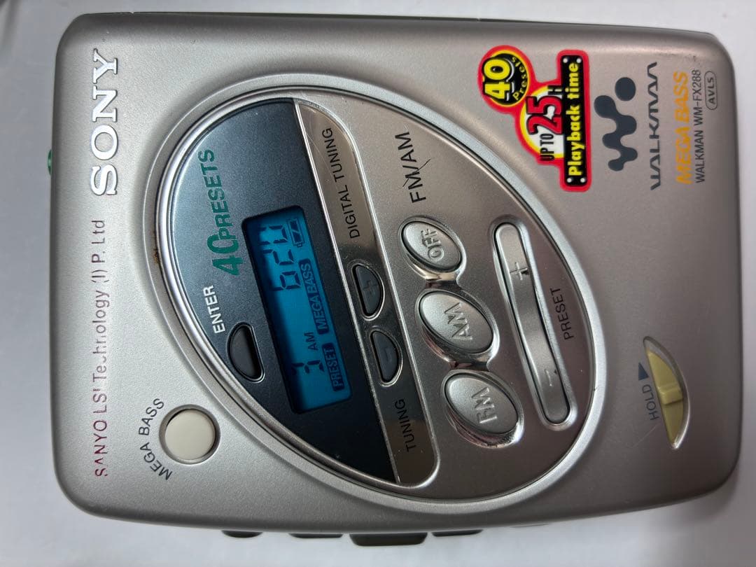 ［動作品］美品 SONY WM-FX288 カセットプレーヤー