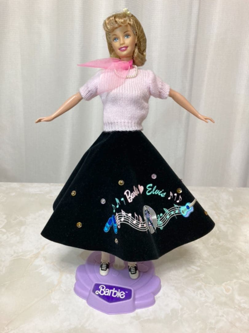 カスタマイズド　エルビスプレスリーとグリースのサンディ　2体セット