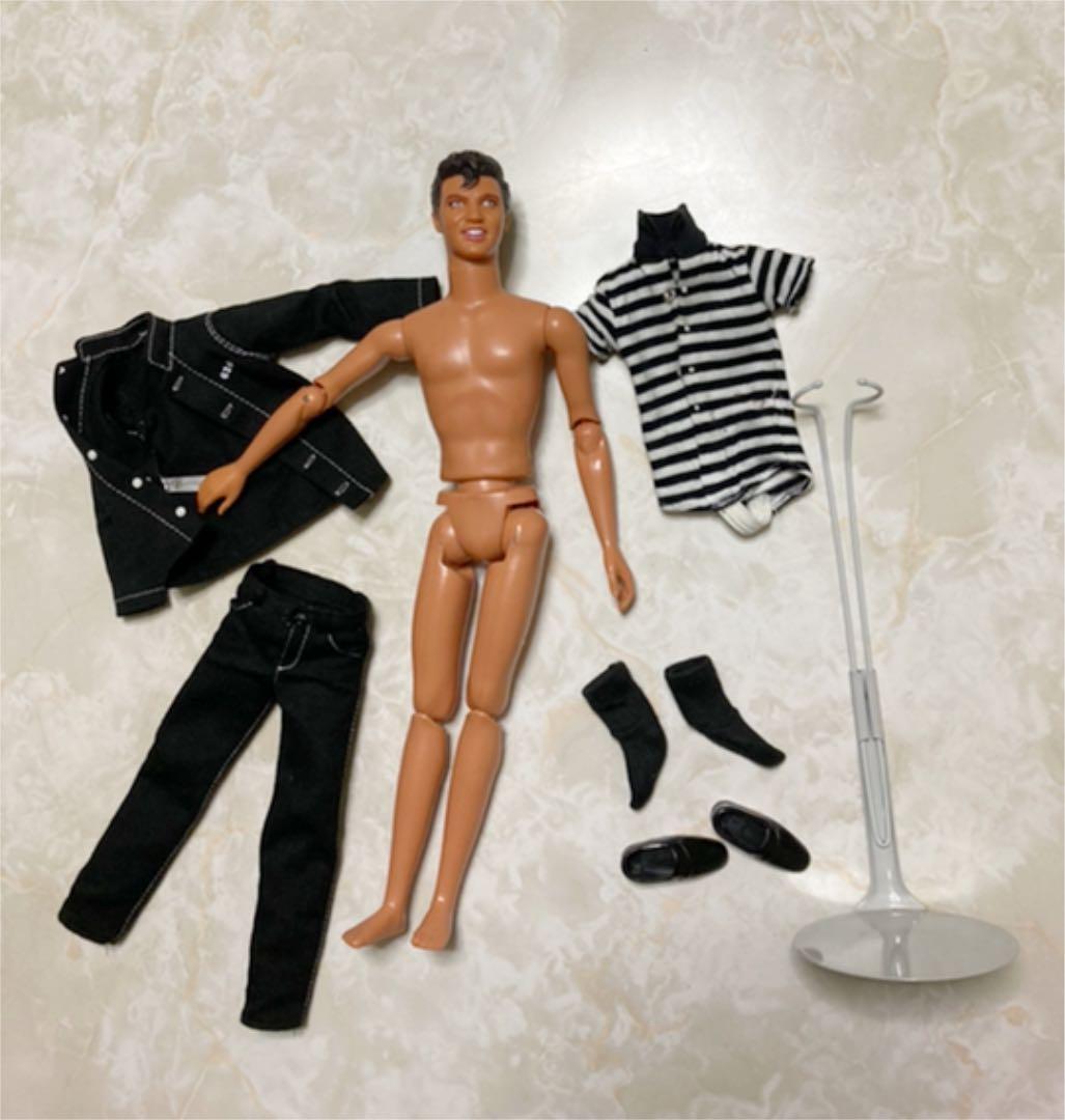 カスタマイズド　エルビスプレスリーとグリースのサンディ　2体セット