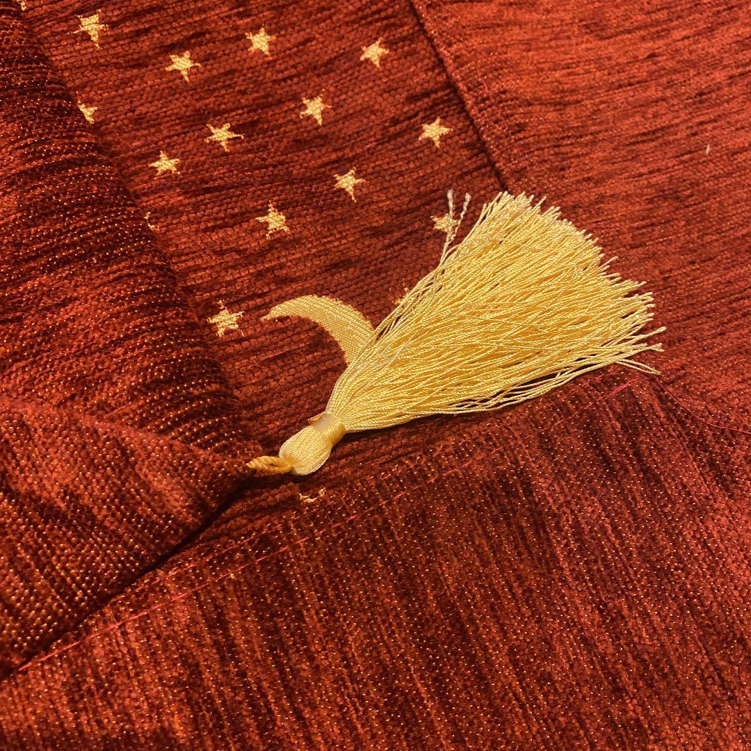 マルチカバー cotton 100% dark red