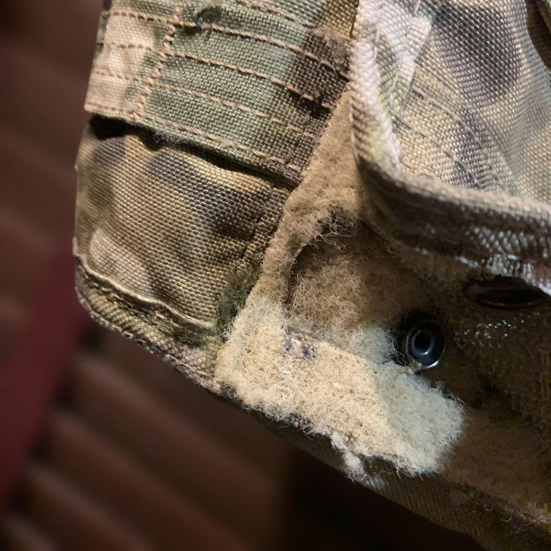 米軍放出品　MSA PARACLETE マルチカム迷彩 プレートキャリア中古