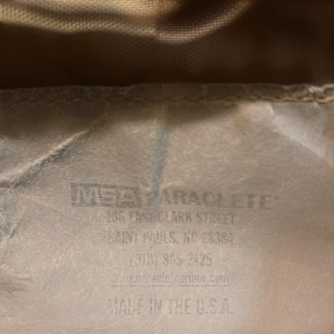 米軍放出品　MSA PARACLETE マルチカム迷彩 プレートキャリア中古