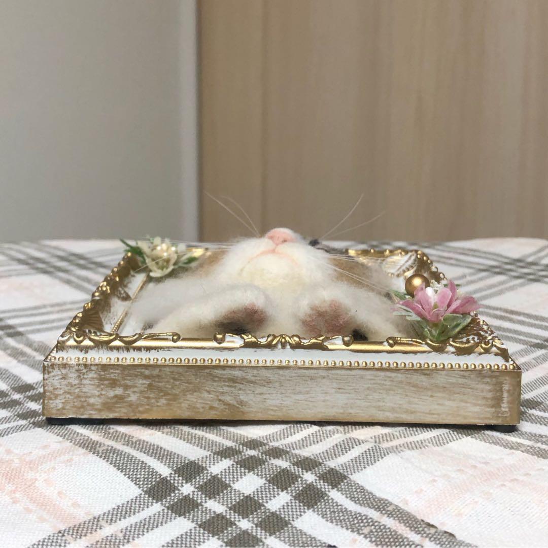 羊毛フェルト 猫 ハンドメイド 璃人※断捨離中