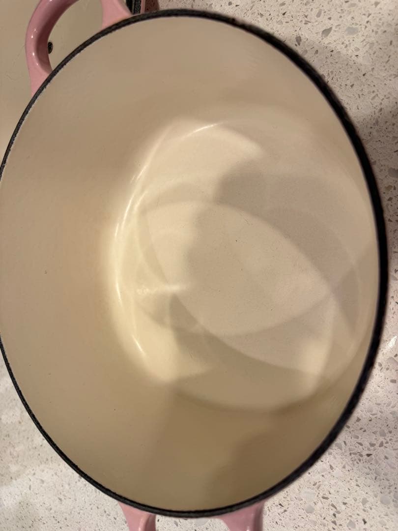 Le Creuset ピンク ホーロー鍋 大　24センチ