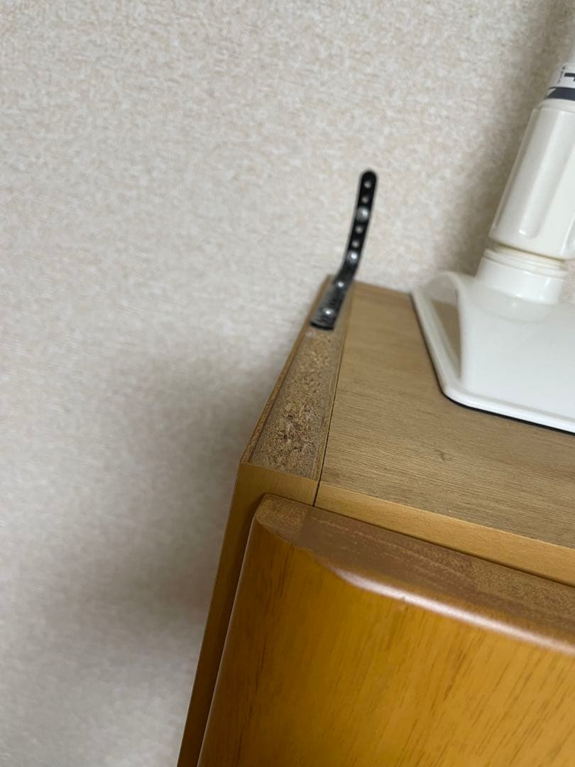 ライティングデスク 木目調収納家具 折りたたみデスク付き 学習机