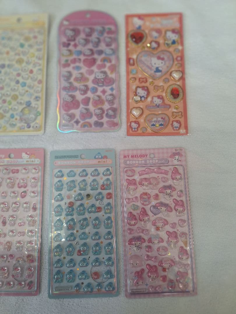 ボンボンドロップ おはじき ジュエル コットン シール サンリオ セット