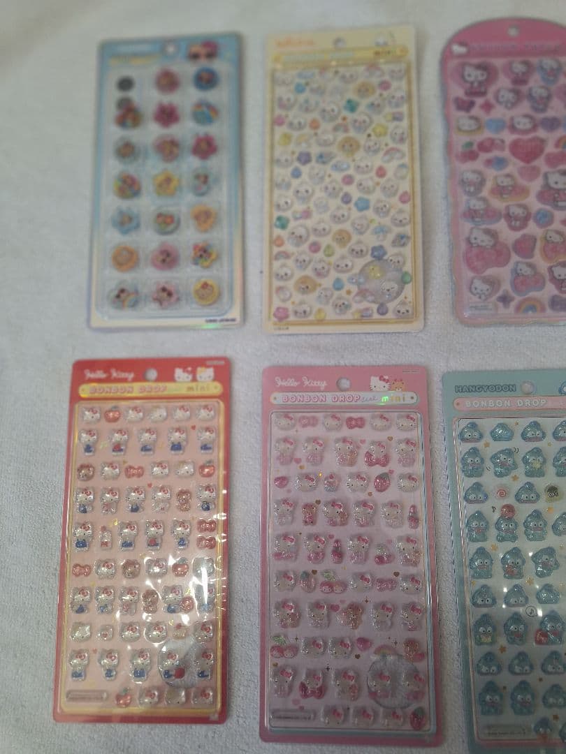 ボンボンドロップ おはじき ジュエル コットン シール サンリオ セット