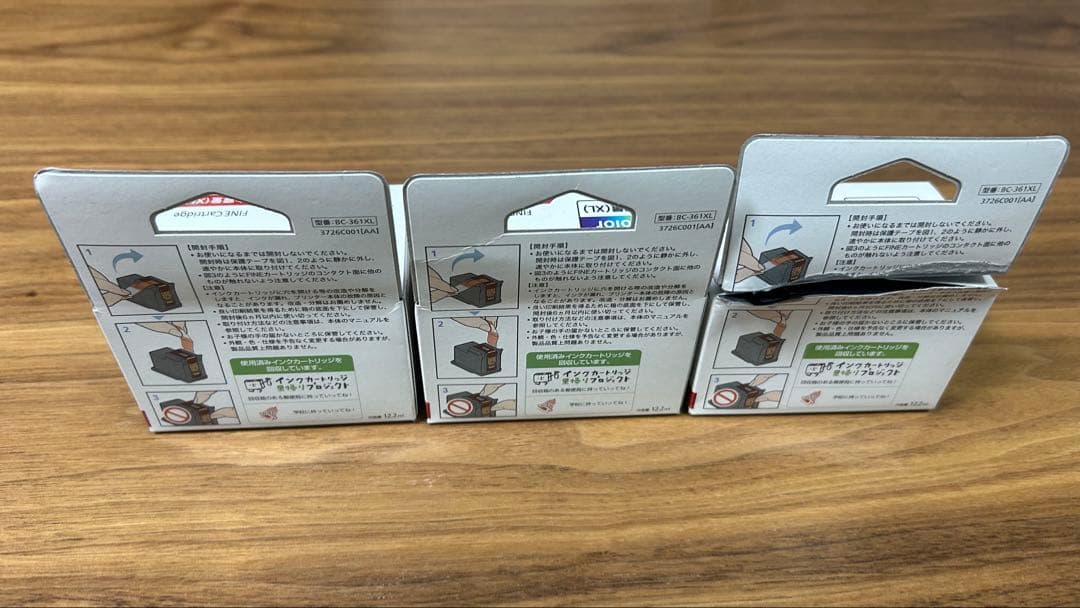 Canon PIXUS 361 Color (XL) 詰め替えインク3個セット