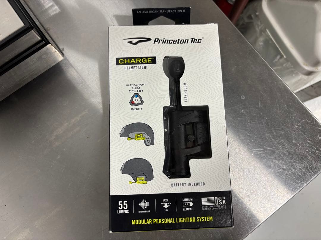 Princeton Tec Charge MPLS 米軍 ヘルメットライト