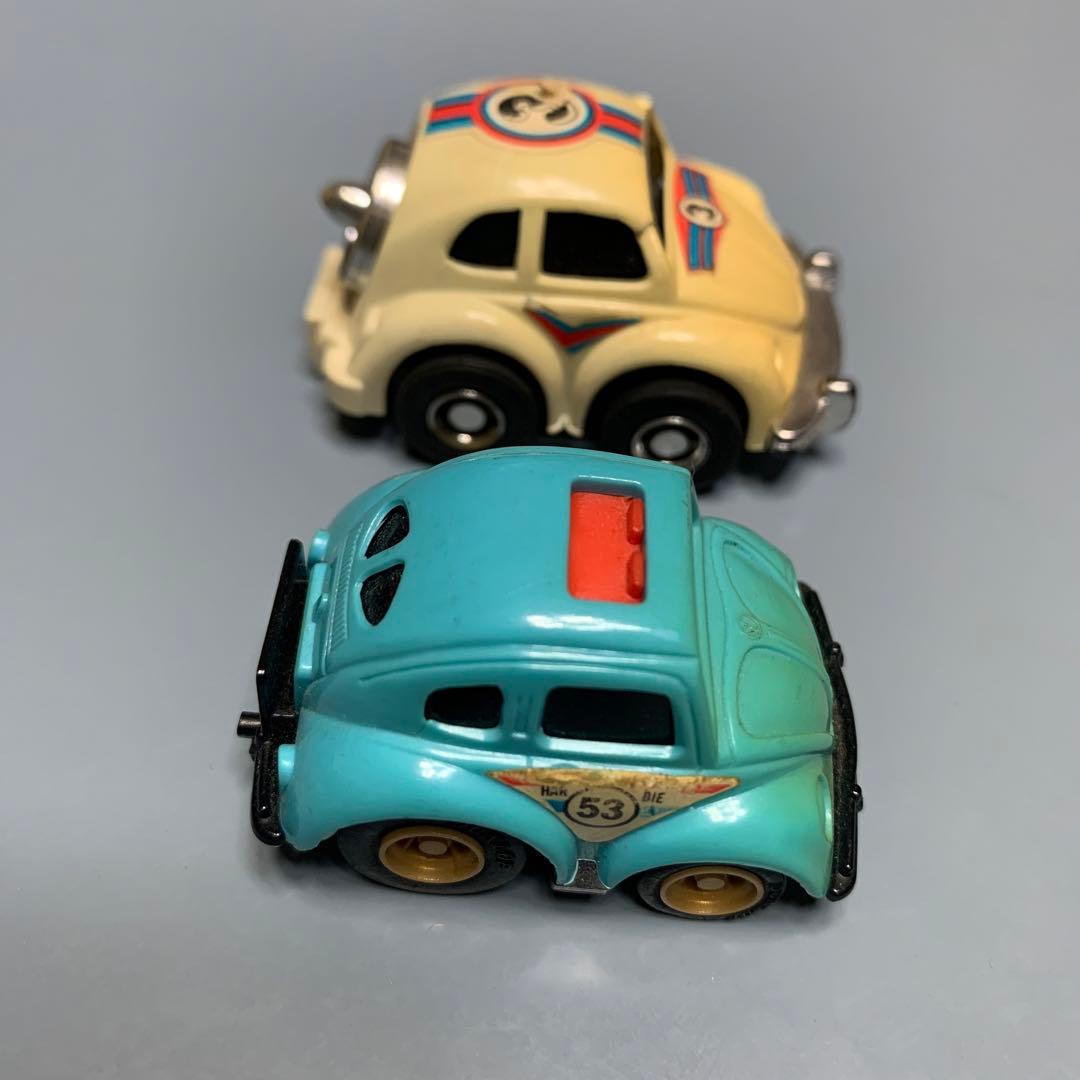 チョロQ ミニカーセット 水色とクリーム色