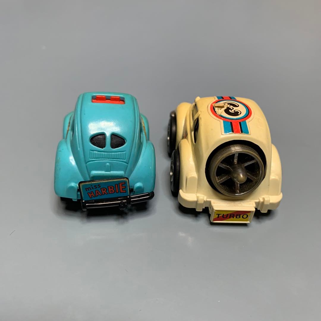 チョロQ ミニカーセット 水色とクリーム色