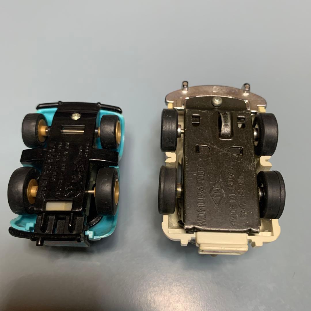 チョロQ ミニカーセット 水色とクリーム色