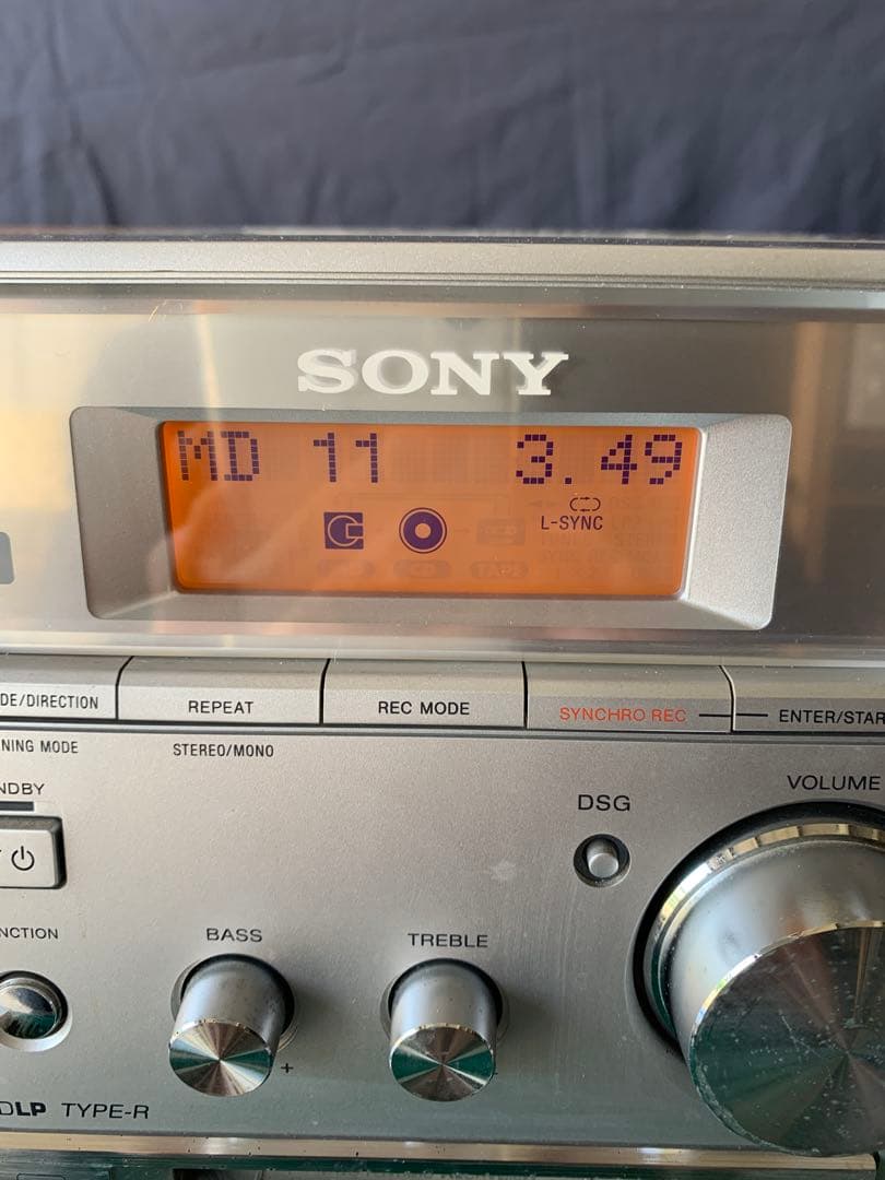 SONY CMT-J100 FM/AM・CD・MD・カセットデッキ