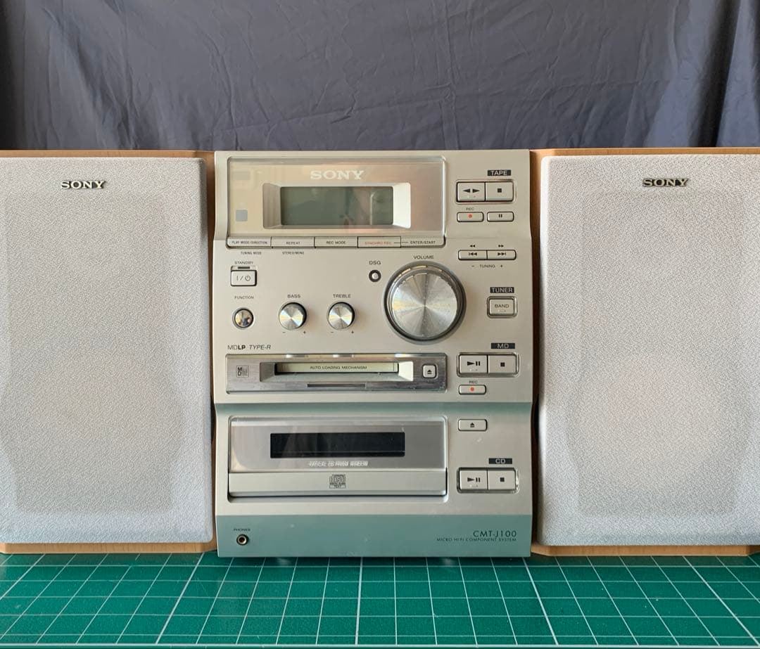 SONY CMT-J100 FM/AM・CD・MD・カセットデッキ