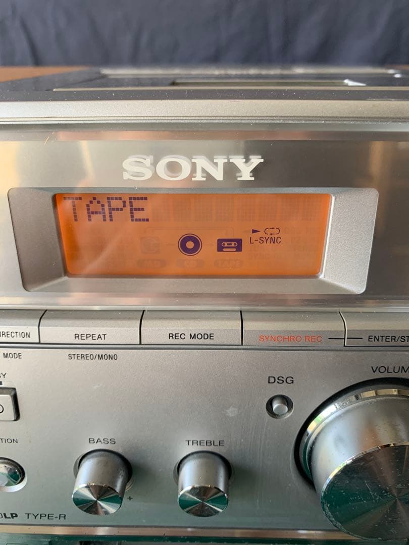 SONY CMT-J100 FM/AM・CD・MD・カセットデッキ