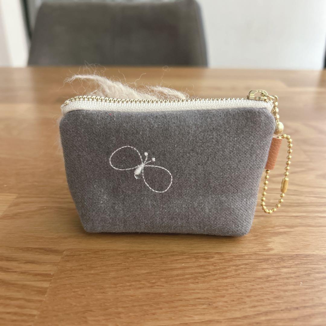 ＊お取り置き中＊ ミナペルホネン　ミニミニポーチ　レア　ハンドメイド