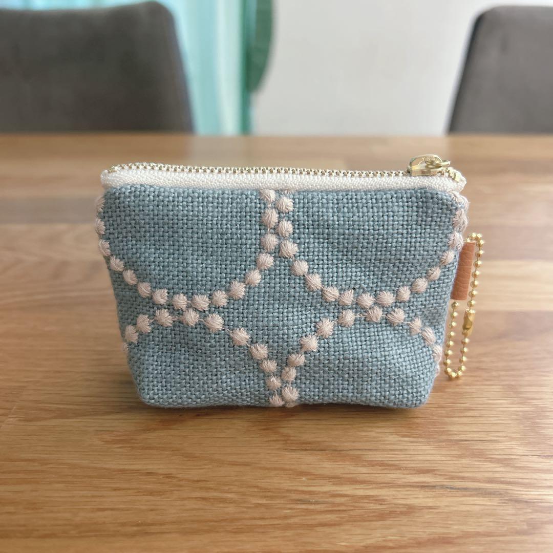 ＊お取り置き中＊ ミナペルホネン　ミニミニポーチ　レア　ハンドメイド