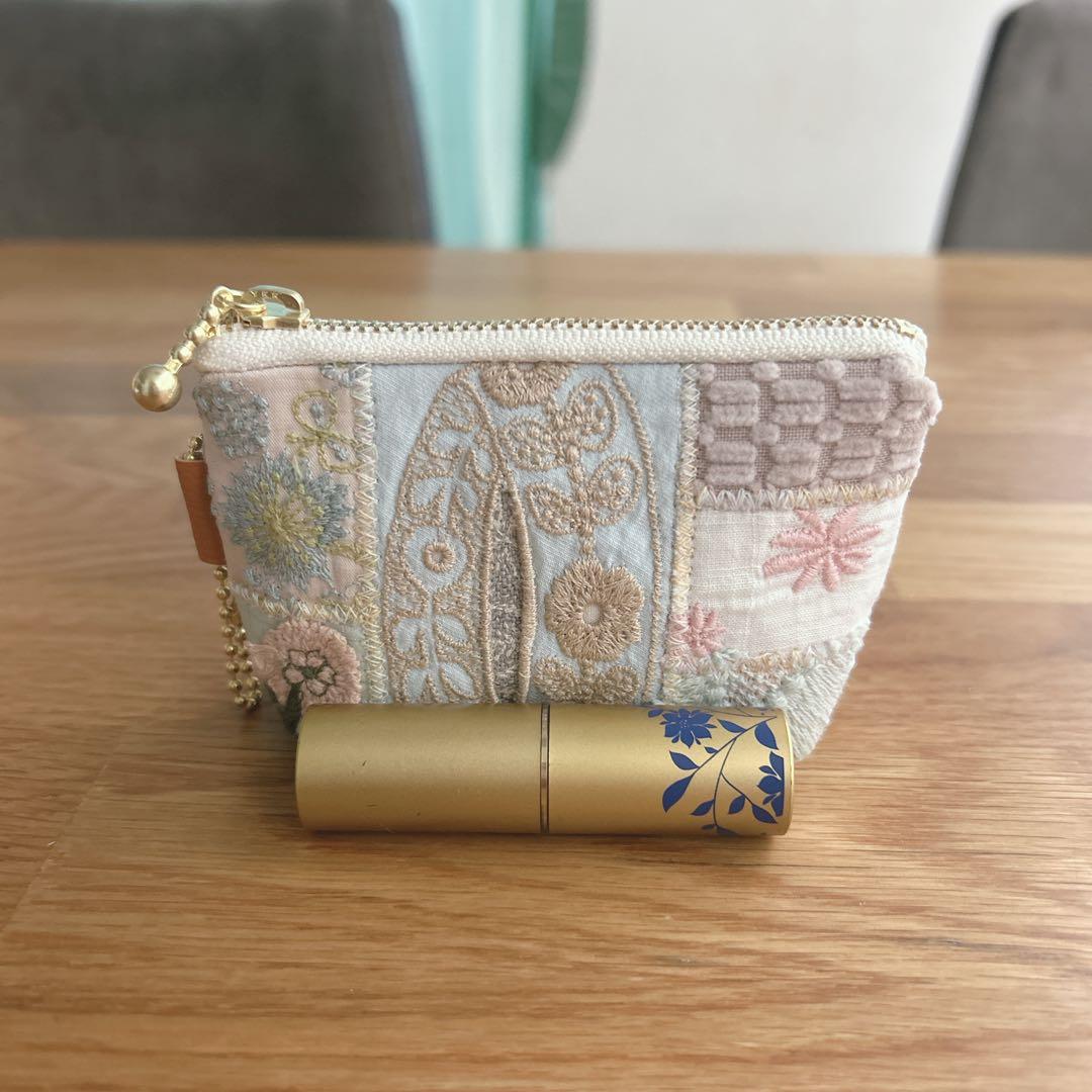 ＊お取り置き中＊ ミナペルホネン　ミニミニポーチ　レア　ハンドメイド