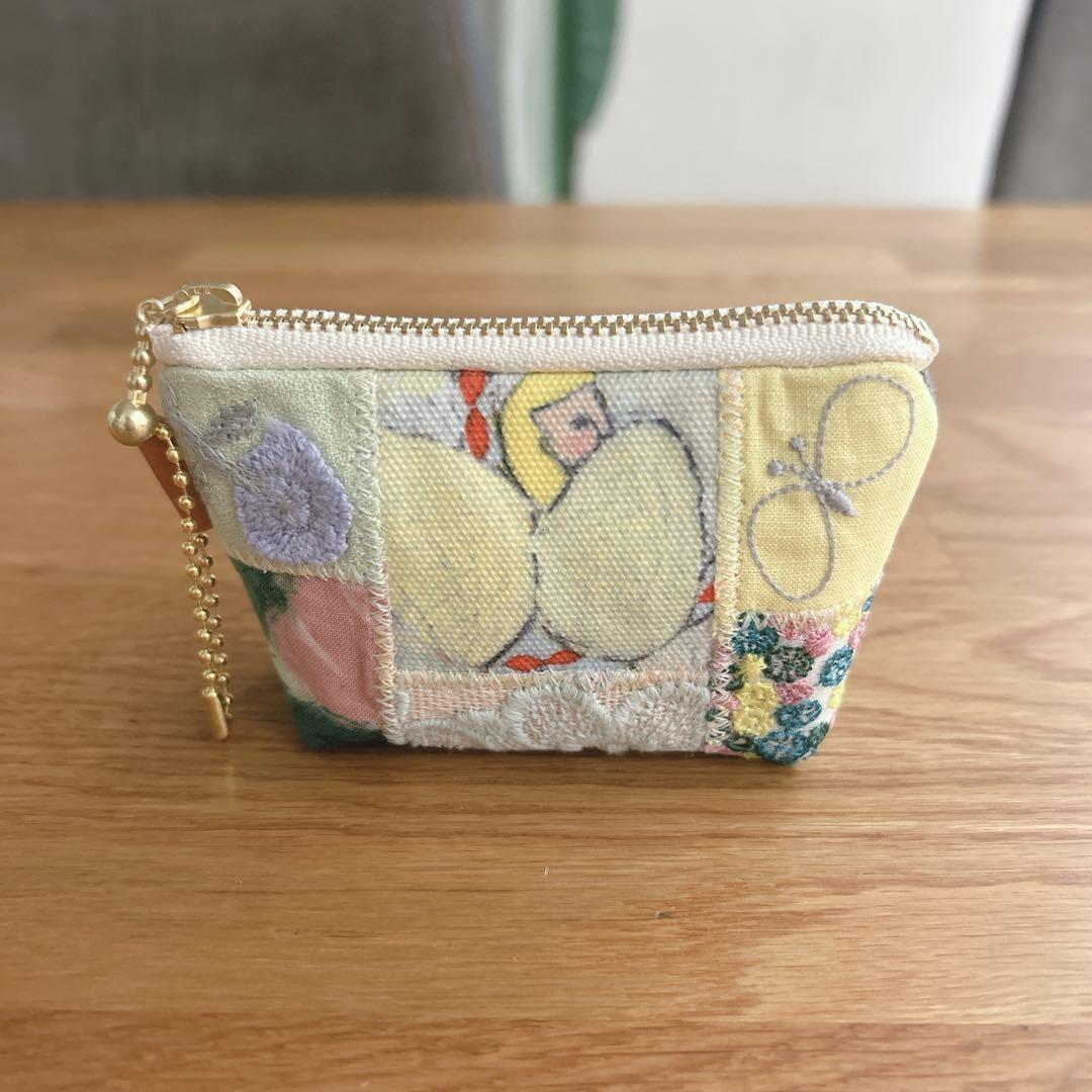 ＊お取り置き中＊ ミナペルホネン　ミニミニポーチ　レア　ハンドメイド