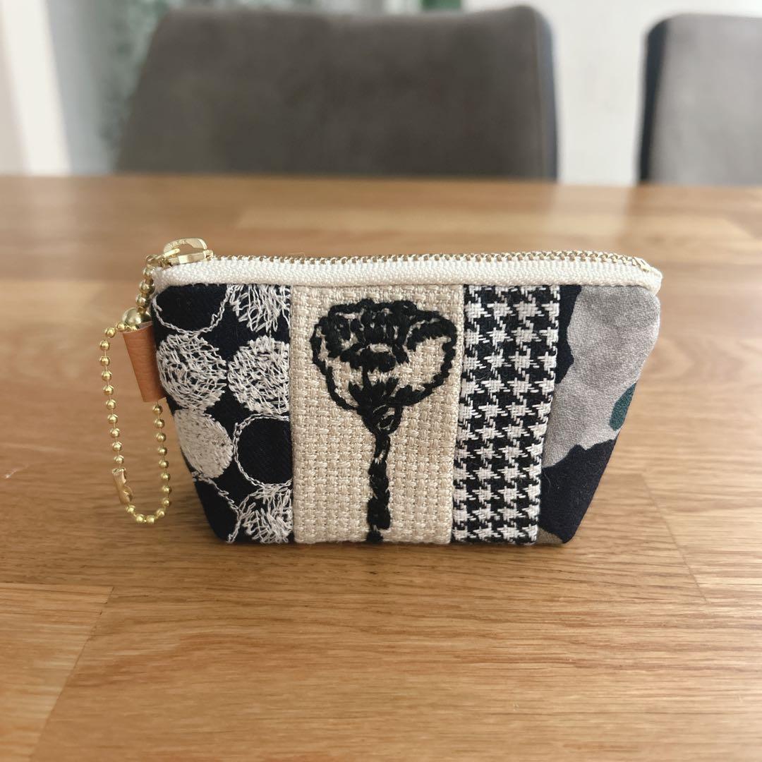 ＊お取り置き中＊ ミナペルホネン　ミニミニポーチ　レア　ハンドメイド