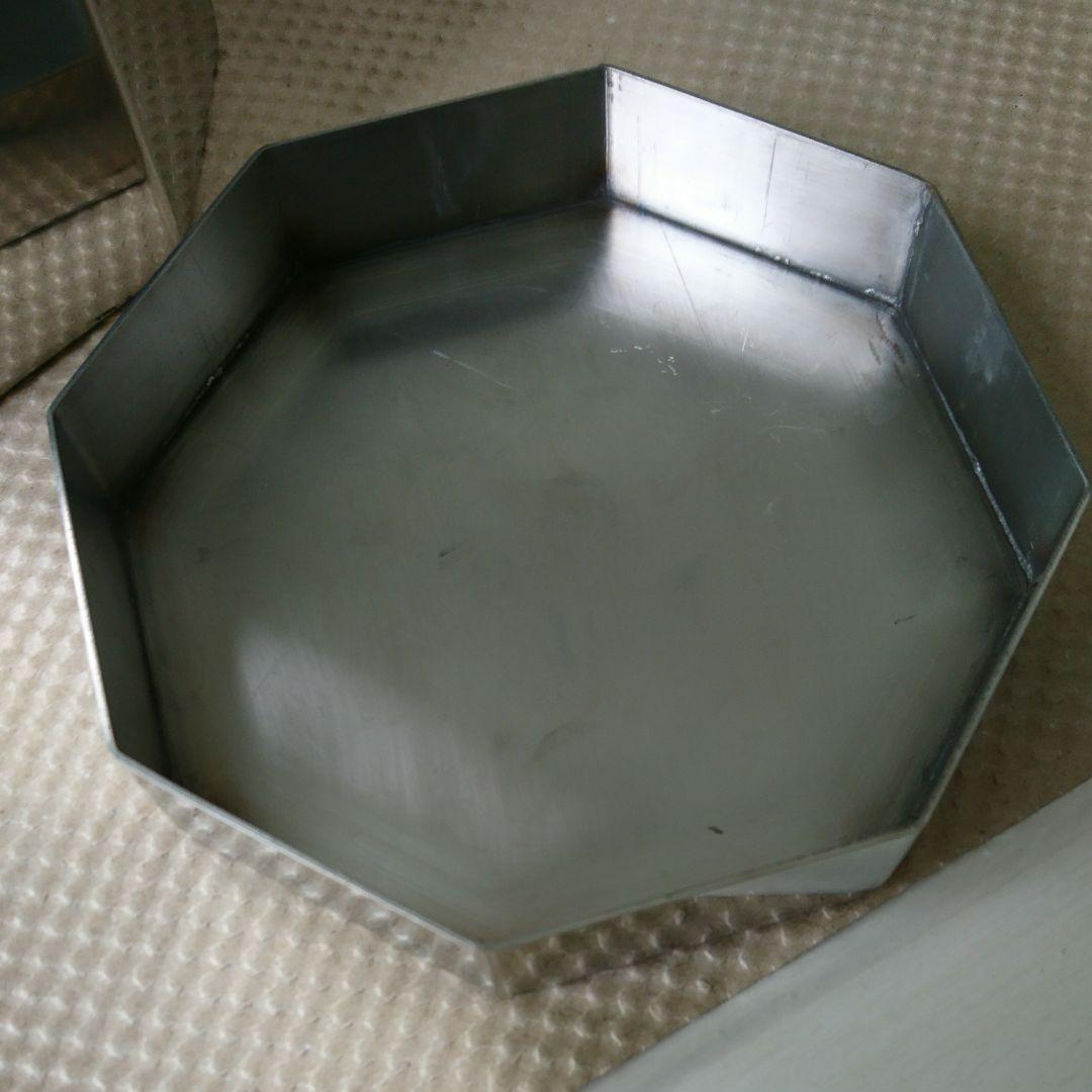 ステンレス六角形小物入れ