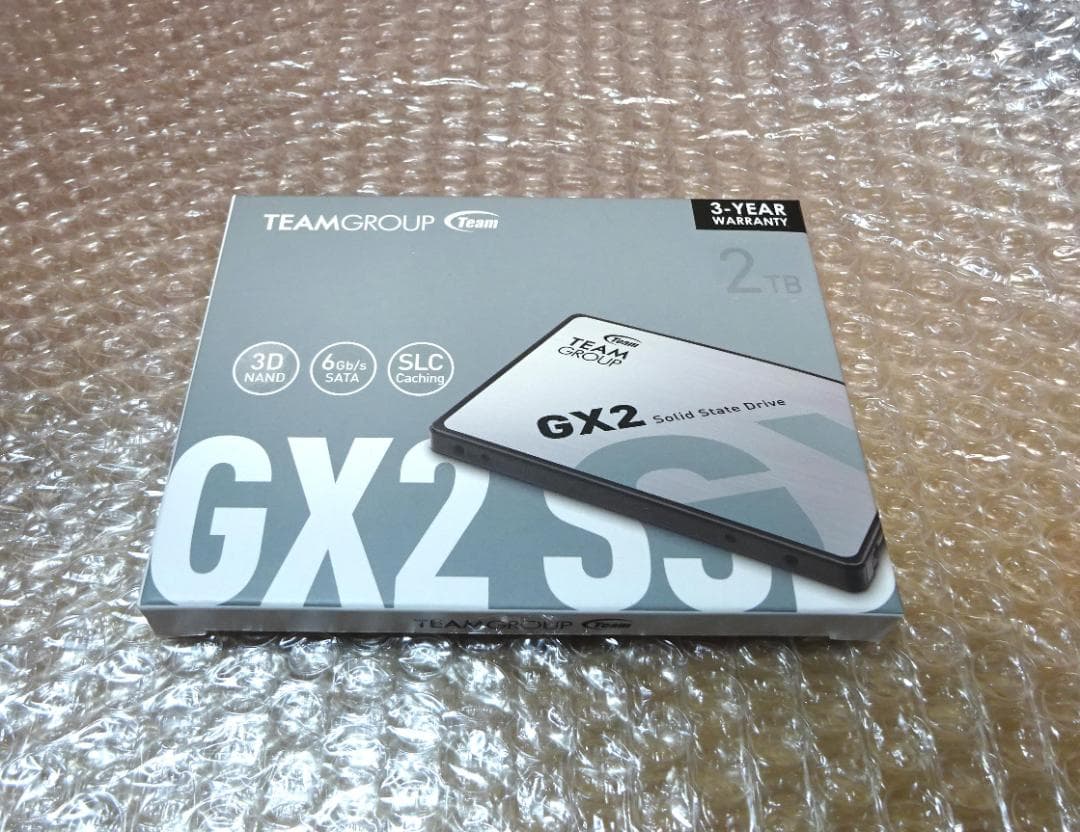 新品 TeamGroup GX2 2TB SSD 3D NANDA SLC