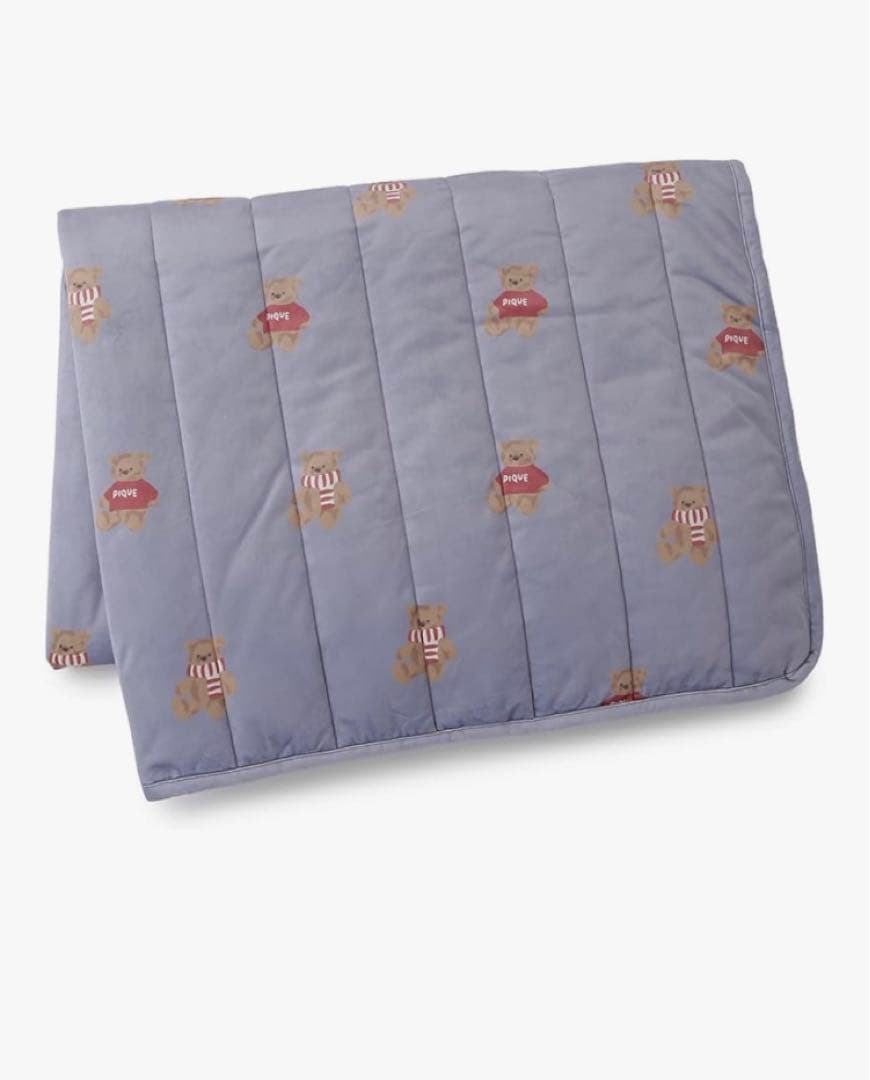 ジェラート ピケ ベア柄プリント敷きパッド シングル PSGG245858