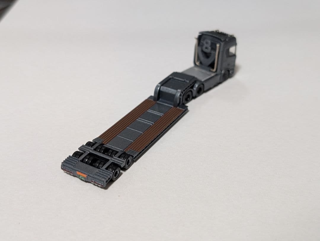 トミーテック　トレーラーコレクション　改造　スカニア　重機回送車