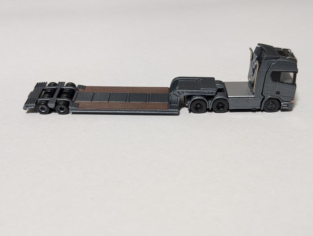 トミーテック　トレーラーコレクション　改造　スカニア　重機回送車