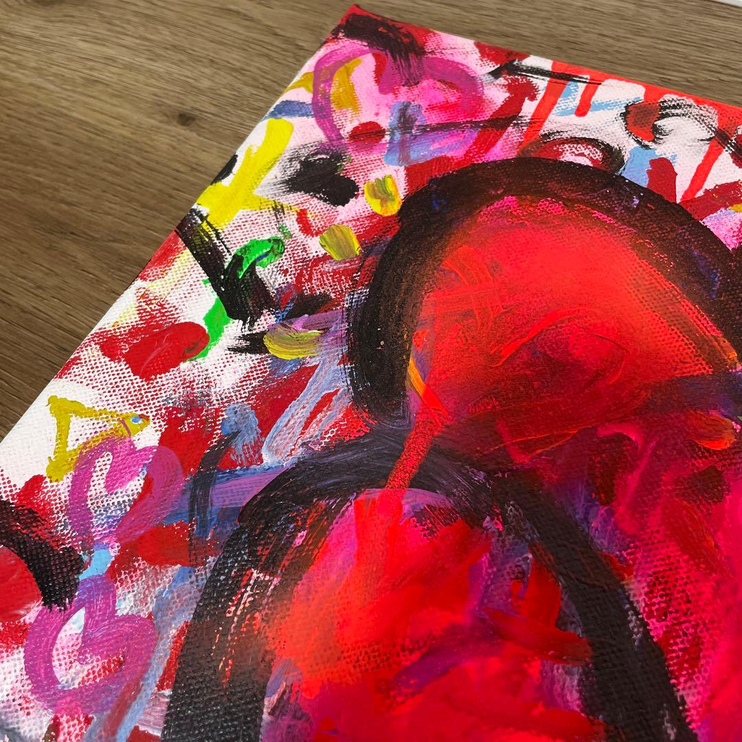 値下げ！【GANCHAN 】ハート　LOVE アート　ギフト　派手　お祝い