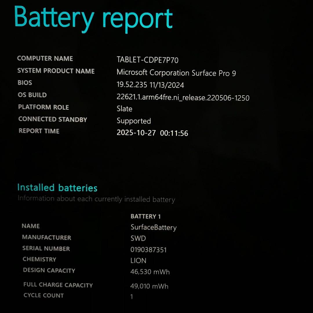 【新品・LTE】 Surface Pro9 8G/128G Office2021