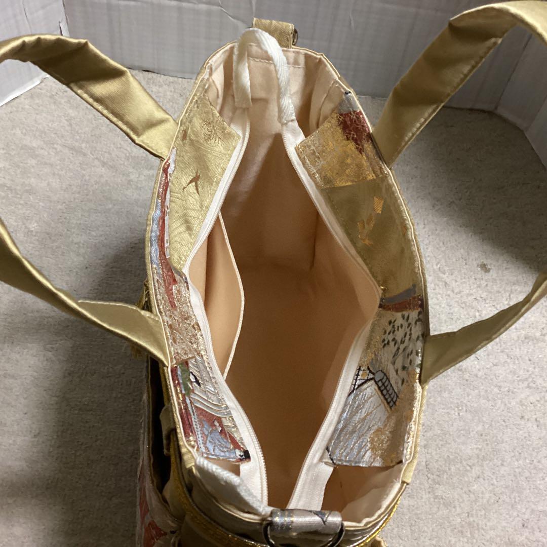 ねこさん 帯リメイクバック