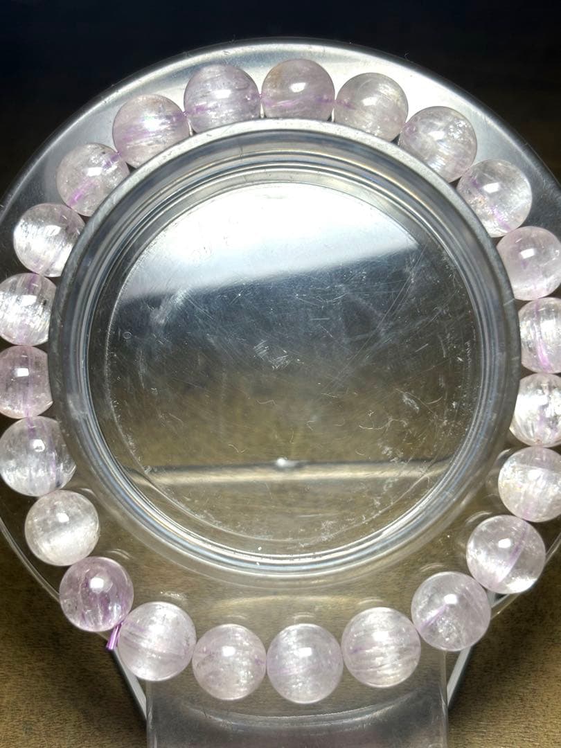 ハイグレード　クンツァイトブレスレット8㎜（新品未使用）朝高品質　キャッツアイ